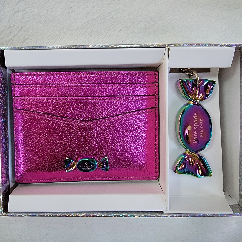 Kate Spade Candy Card Holder and Key Fob
